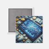 株式売買用磁石 マグネット (正面/裏面)