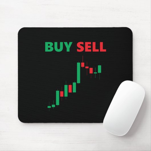 株式外国為替市場通貨トレーダー - 買い売り マウスパッド (マウス)