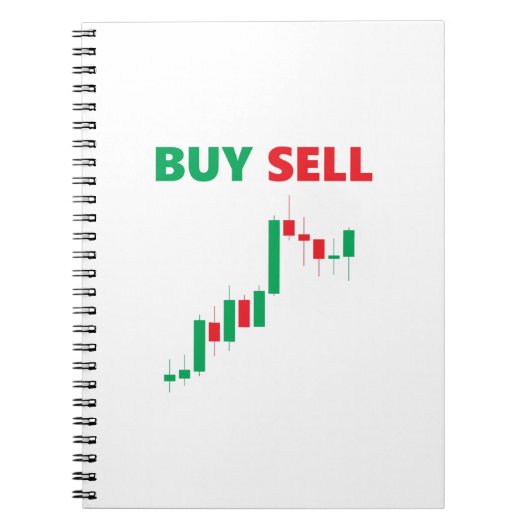 株式外国為替市場通貨トレーダー - 買売 ノートブック (正面)