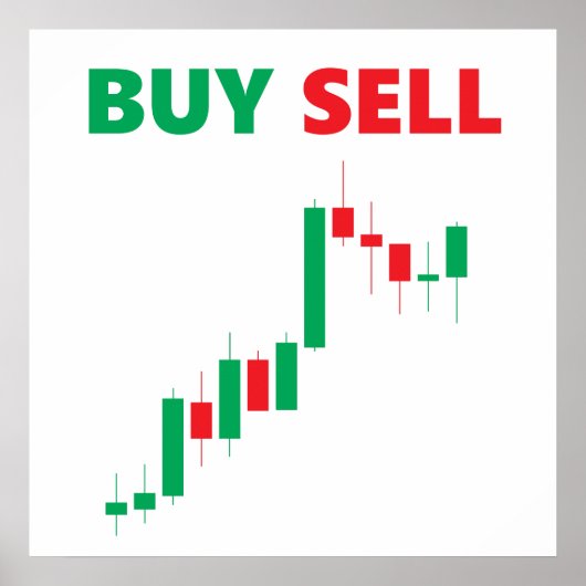 株式外国為替市場通貨トレーダー - 買売 ポスター (正面)