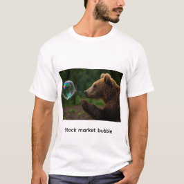 株式市場のバブル Tシャツ