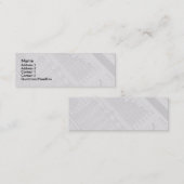 株式市場のプロフィールカード スキニー名刺 (正面/裏面)