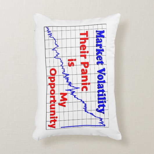 株式市場の取引のパニックの機会 アクセントクッション