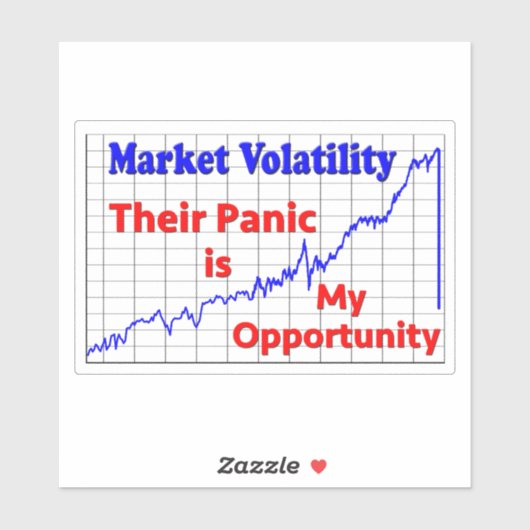 株式市場の取引のパニックの機会 シール (シート)