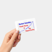 株式市場の取引のパニックの機会 バッジ (手持ち)