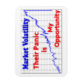 株式市場の取引のパニックの機会 マグネット (縦)