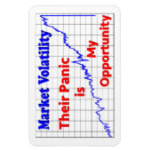 株式市場の取引のパニックの機会 マグネット (縦)