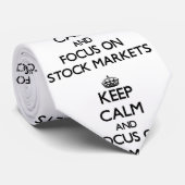 株式市場の平静そして焦点を保って下さい ネクタイ (ロール)
