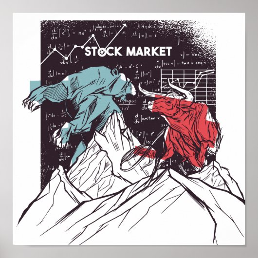 株式市場の強気及び弱気取引 ポスター (正面)