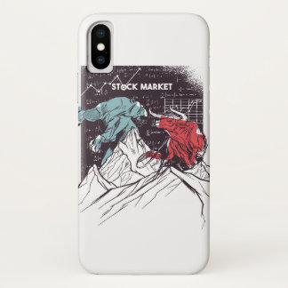 株式市場の強気対弱の取引 iPhone X ケース