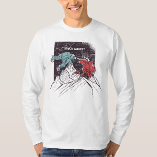 株式市場の強気対弱の取引 Tシャツ