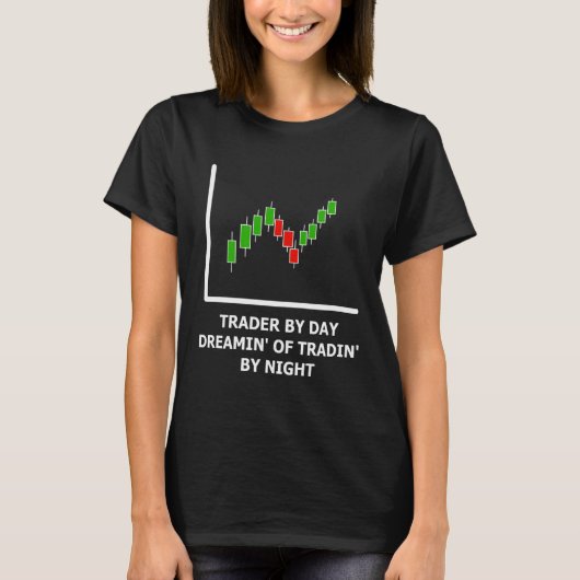 株式市場の日トレーダー Tシャツ (正面)