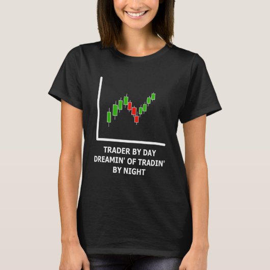 株式市場の日トレーダー Tシャツ (正面)
