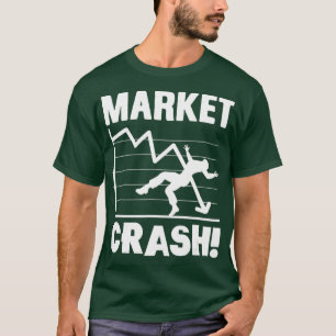 株式市場の暴落投資投資家トレーダー Tシャツ