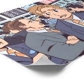 株式市場の暴落 ポスター (角)