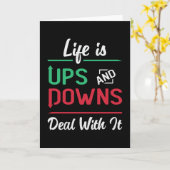 株式市場の活気は上げ下がり商いトレーダー カード (黄色い花)