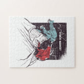 株式市場の闘牛とクマの取引 ジグソーパズル (横)