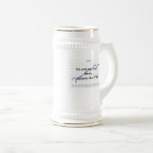 株式市場の飲むマグ ビールジョッキ (正面右)