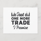 株式市場もう一つの取引を約束する株式 ポストカード (正面)