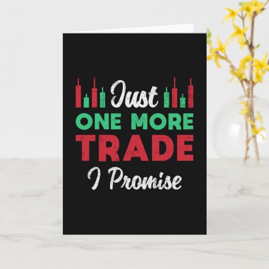 株式市場もう1つの取引を約束トレーダー カード (黄色い花)