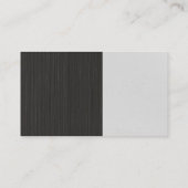 株式市場グラフのロゴ |財務 名刺 (裏面)