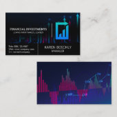 株式市場グラフ | 財務グラフ 名刺 (正面/裏面)