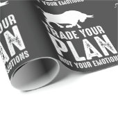 株式市場デートレーダー投資家の取引 ラッピングペーパー (ロールコーナー)