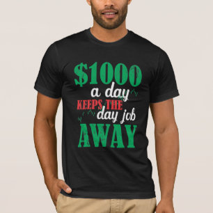 株式市場デー取引トレーダー投資家の冗談 Tシャツ