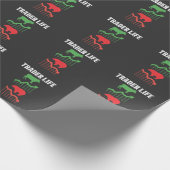 株式市場トレーダーのライフ・トレーディング愛好家ブルベア ラッピングペーパー (角)