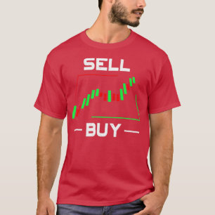 株式市場トレーダーろうそく足チャート取引ギフト Tシャツ