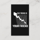 株式市場トレーダー取引マネー投資家 名刺 (正面)