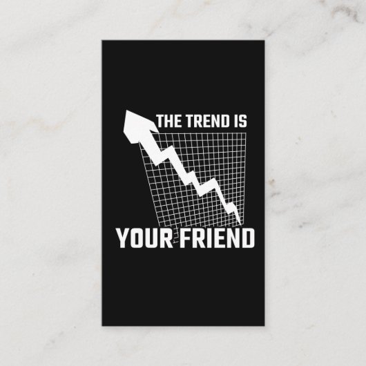 株式市場トレーダー取引マネー投資家 名刺 (正面)