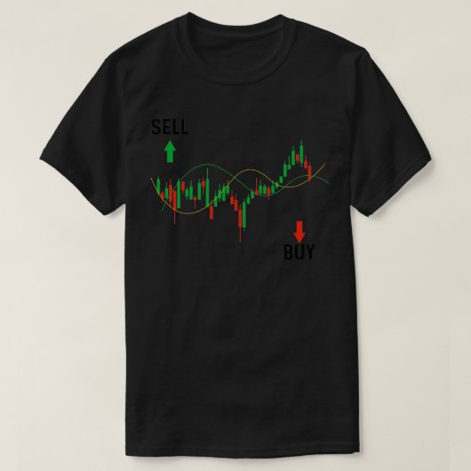 株式市場トレーダー投資ギフト2 Tシャツ (デザイン正面)
