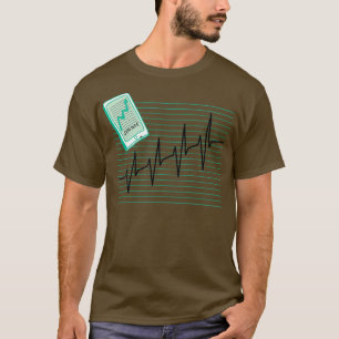 株式市場トレーダー株取引ハートビートEKG 1 Tシャツ