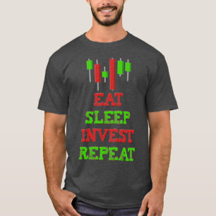 株式市場トレーダー株式交換投資デーTr Tシャツ