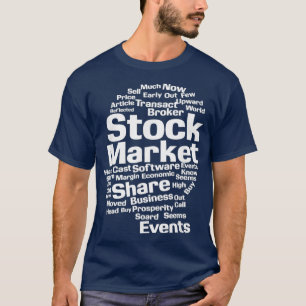株式市場共有ブローカー取引為替 Tシャツ
