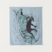 株式市場分析金融 タペストリー (正面)