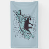 株式市場分析金融 横断幕 (縦)