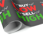 株式市場取引の外国為替トレーダ買ーが高値を売る ラッピングペーパー (ロールコーナー)