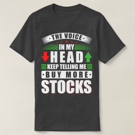 株式市場取引投資家トレーダー Tシャツ (デザイン正面)