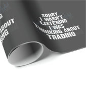 株式市場取引趣味投資家デー·トレーダー ラッピングペーパー (ロールコーナー)