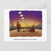 株式市場向けユーモアのはがき ポストカード (正面)