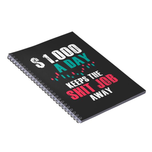 株式市場日取引トレーダー投資家職やめ務 ノートブック (右側)