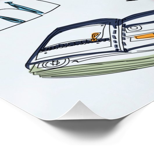 株式市場暗号通貨の投資 ポスター (コーナー)