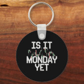 株式市場 – まだ月曜日か キーホルダー (正面)