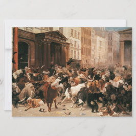 株式市場（W.H.ひげ）の雄牛とクマ カード