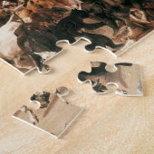 株式市場（W.H.ひげ）の雄牛とクマ ジグソーパズル (側面)