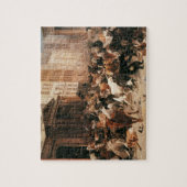 株式市場（W.H.ひげ）の雄牛とクマ ジグソーパズル (縦)