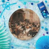 株式市場（W.H.ひげ）の雄牛とクマ ペーパープレート (パーティー)