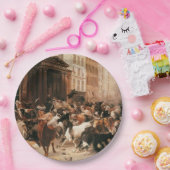 株式市場（W.H.ひげ）の雄牛とクマ ペーパープレート (パーティー)